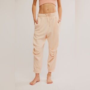 Free People intimately DAY OFF FLEECE JOGGER NWT , sz : XL